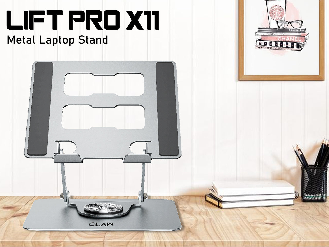 CLAW Unveils Lift Pro X11 & Lift Max X16 Premium Metal Laptop Stands