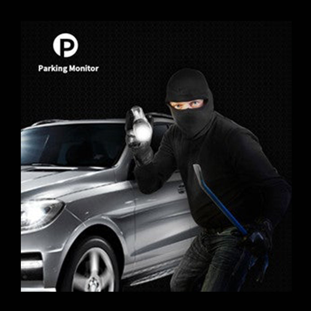 (OPEN BOX) Campark DC02- Front and Rear Full HD Dual Dashboard Camera for Cars with G-Sensor