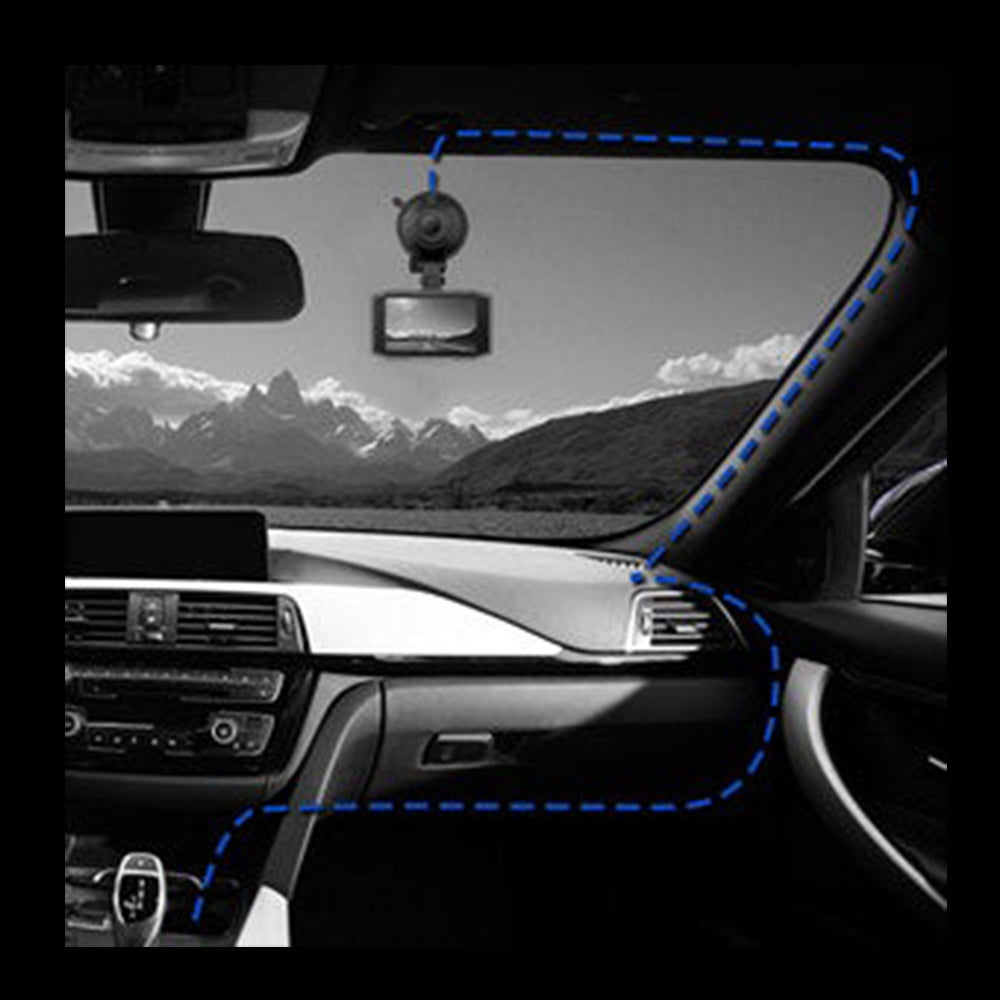 (OPEN BOX) Campark DC02- Front and Rear Full HD Dual Dashboard Camera for Cars with G-Sensor