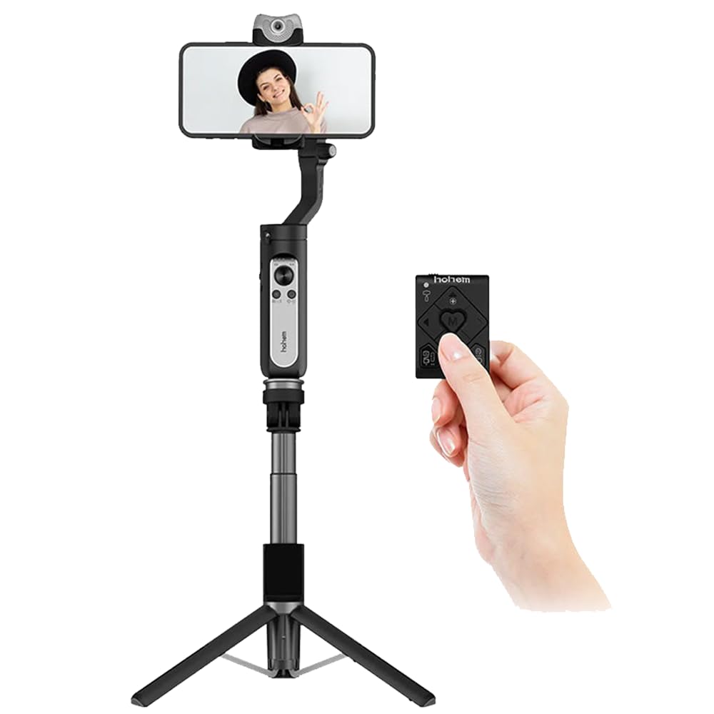 (Refurbished) Hohem RS01 - 3 in 1 Selfie Stick Extendable Stable Tripod with Remote Control