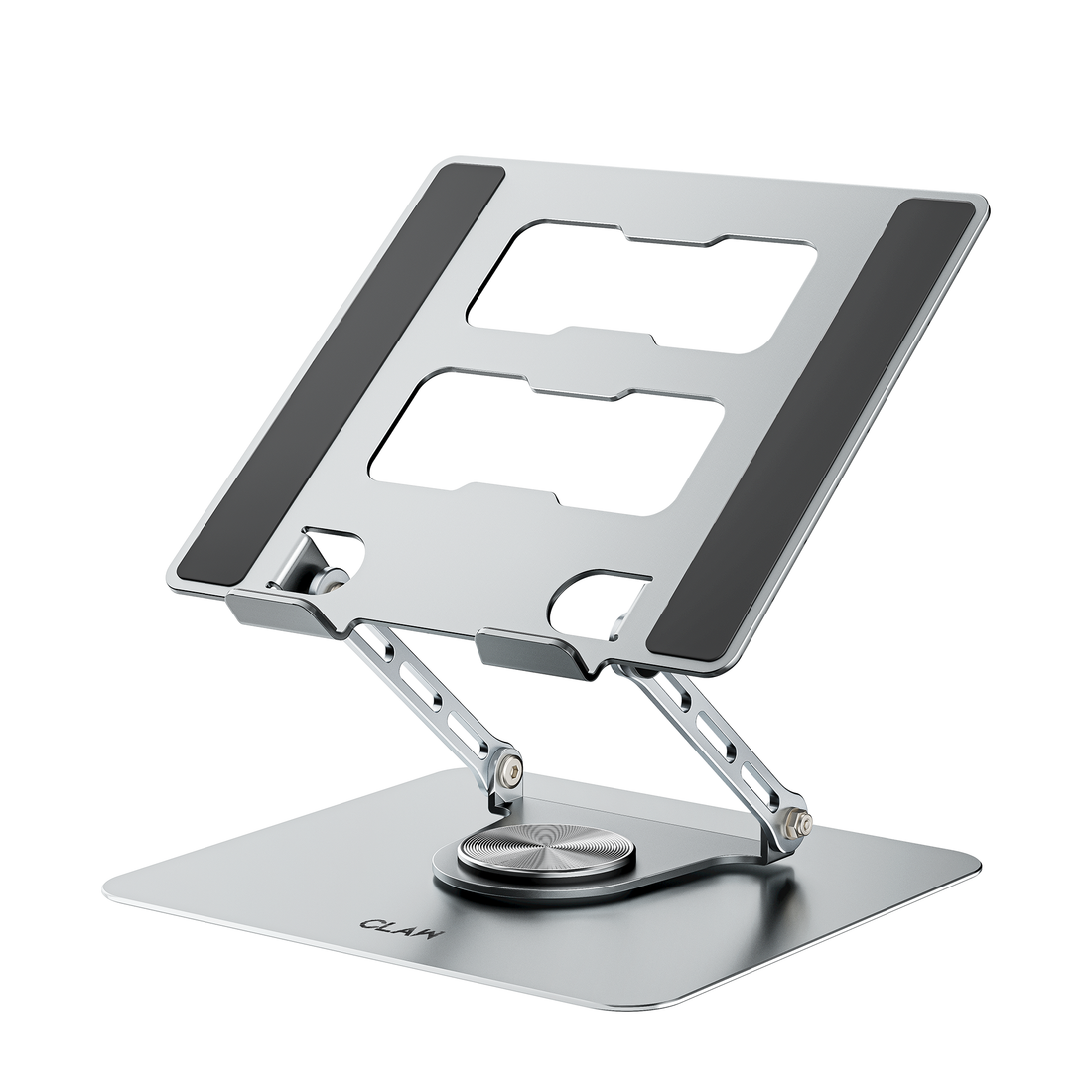 (Refurbished) Claw Lift Pro X11 - Metal Laptop Stand with 360° Rotation, Adjustable Angle and 2 USB Port