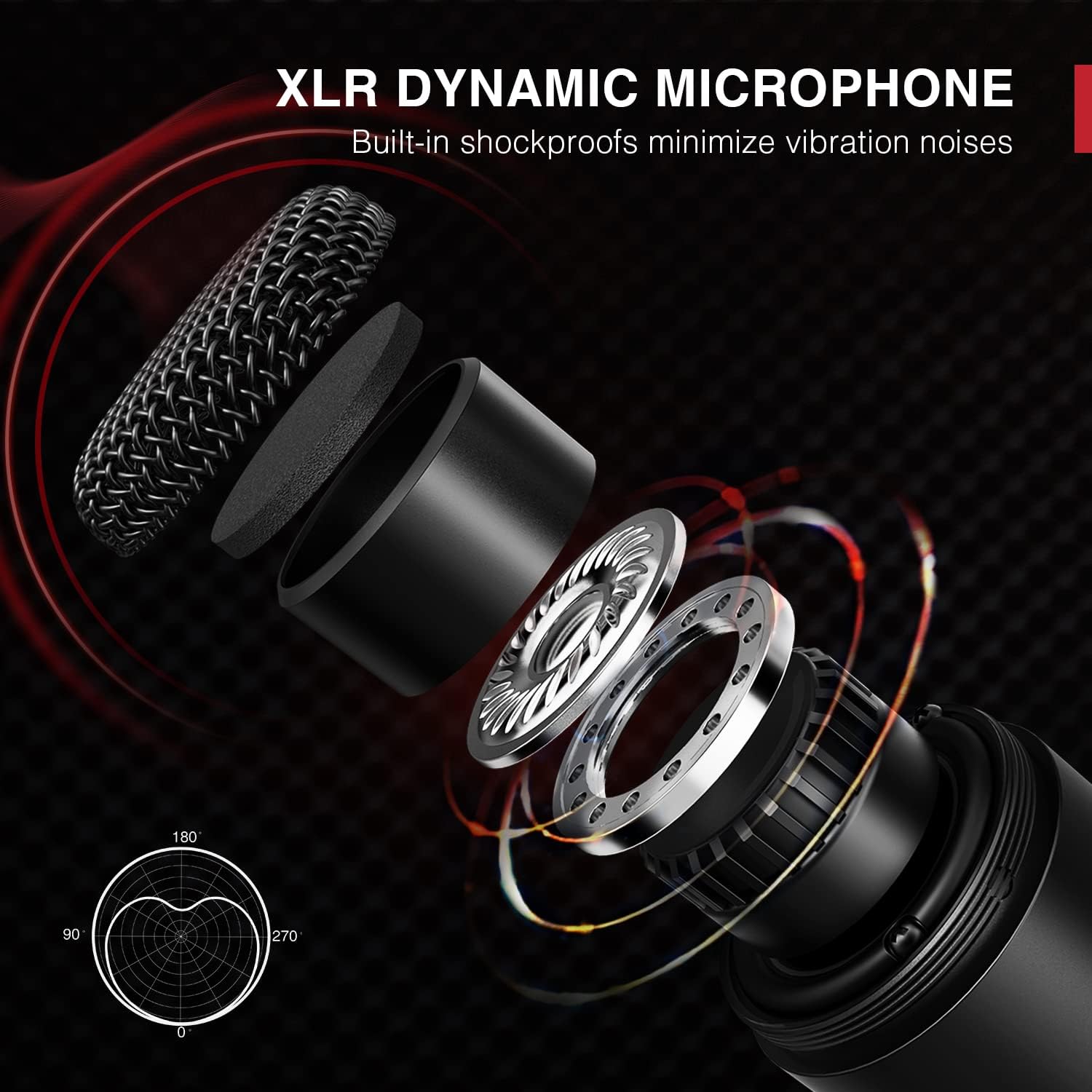 (Refurbished) Fifine K669D - XLR Dynamic Microphone