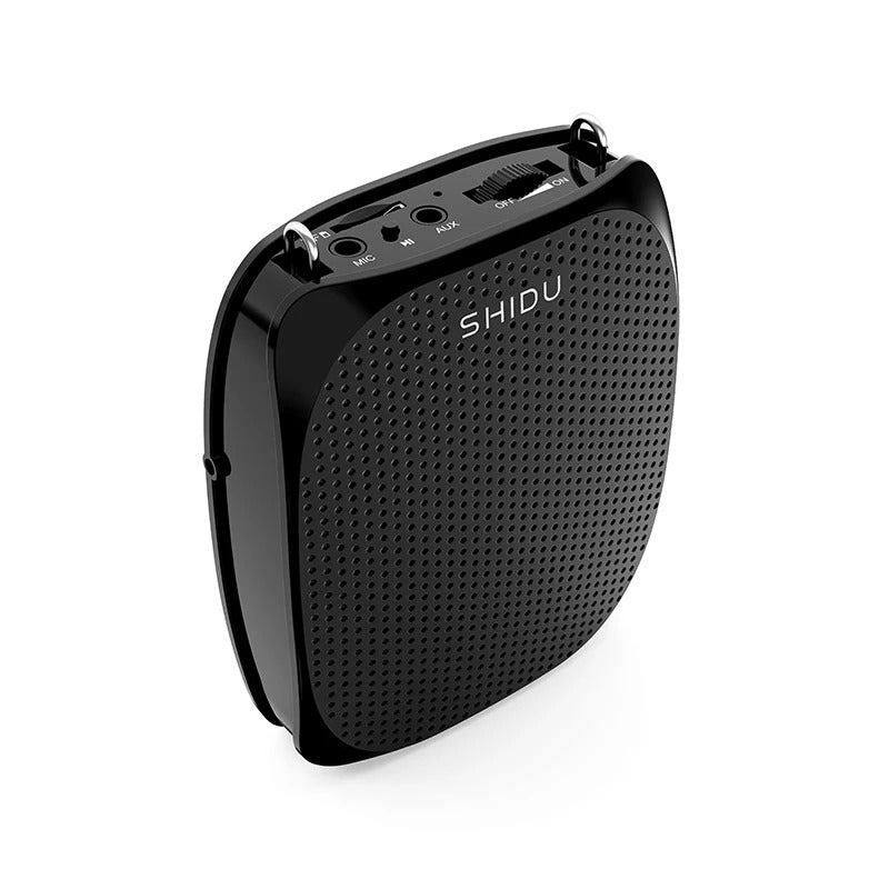 Shidu S515 - Wired Portable Voice Amplifier with Bluetooth Support (Black)
