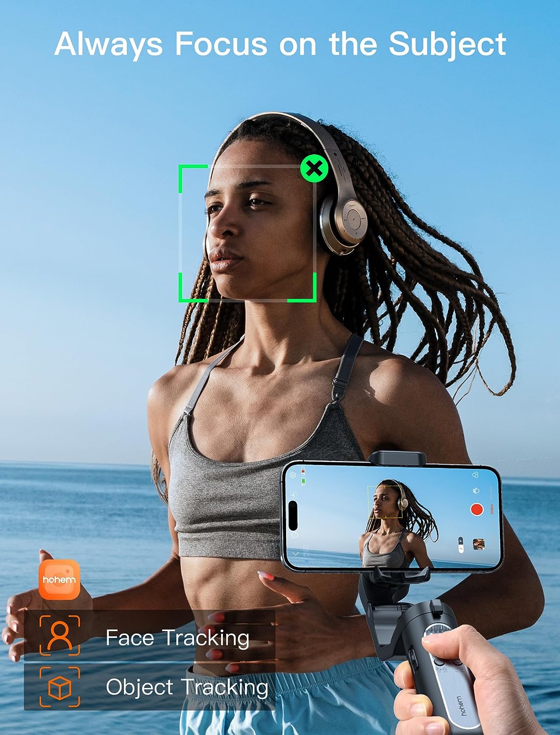 Hohem iSteady XE - 3 Axis Handheld Pocket Gimbal (Black)
