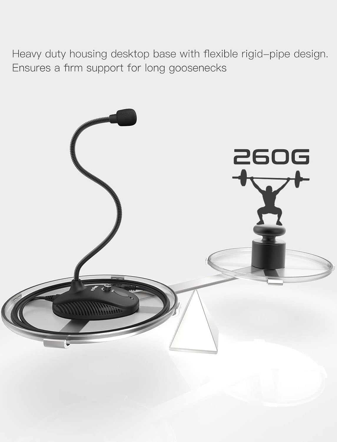 (Refurbished) Fifine K054 - Gooseneck USB Microphone