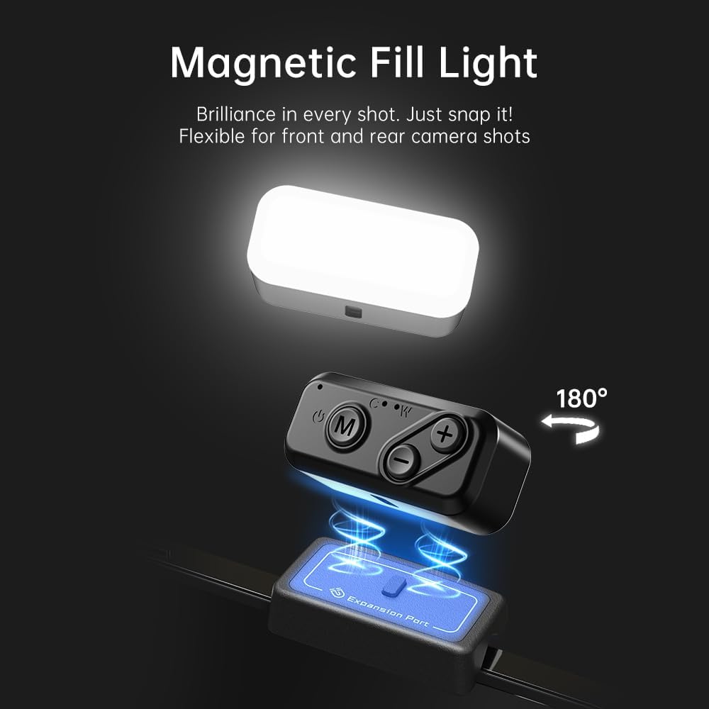 Hohem iSteady Mobile + Kit - Handheld Gimbal with Magnetic Fill Light