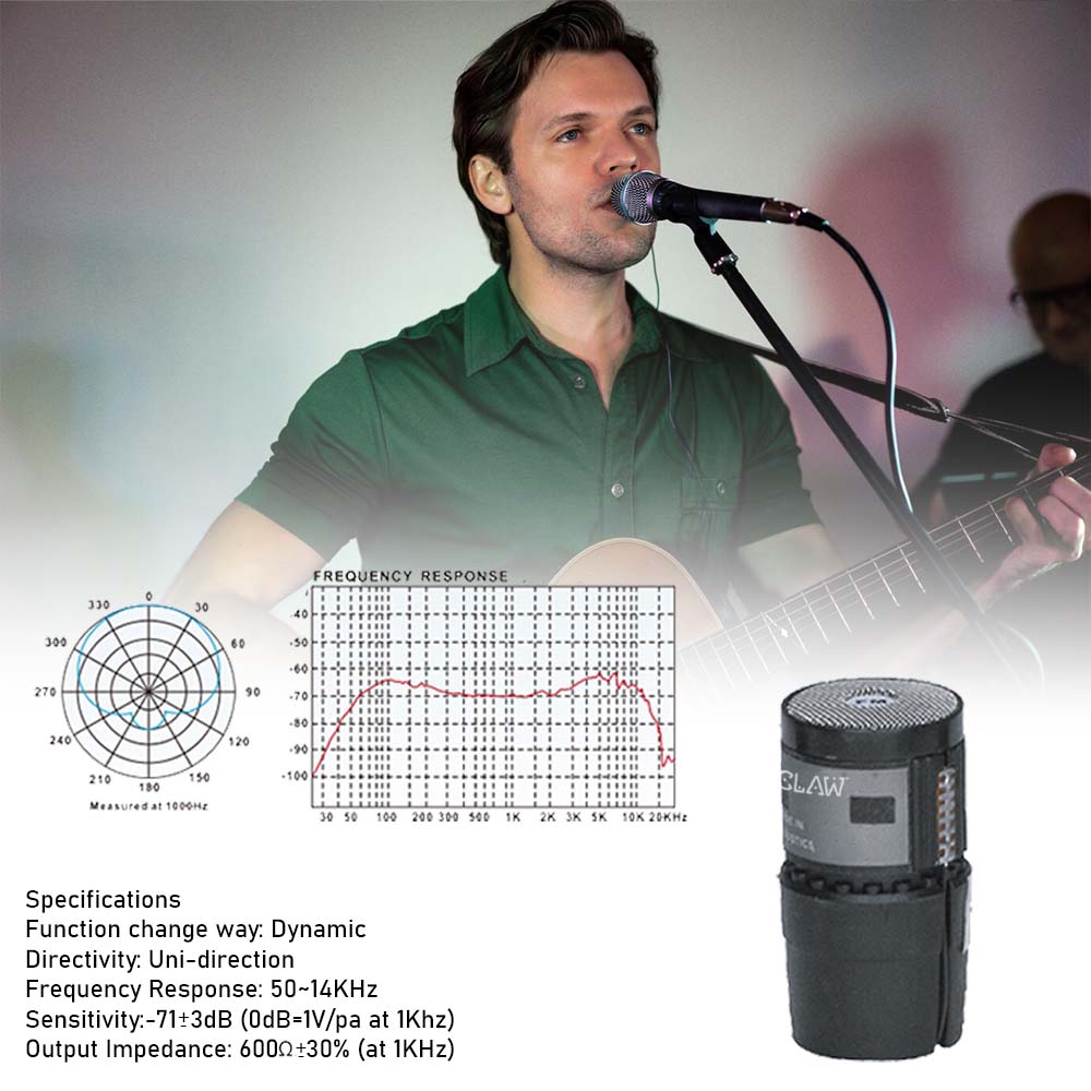 CLAW Raag MI58 - Dynamic Wired Handheld Microphone