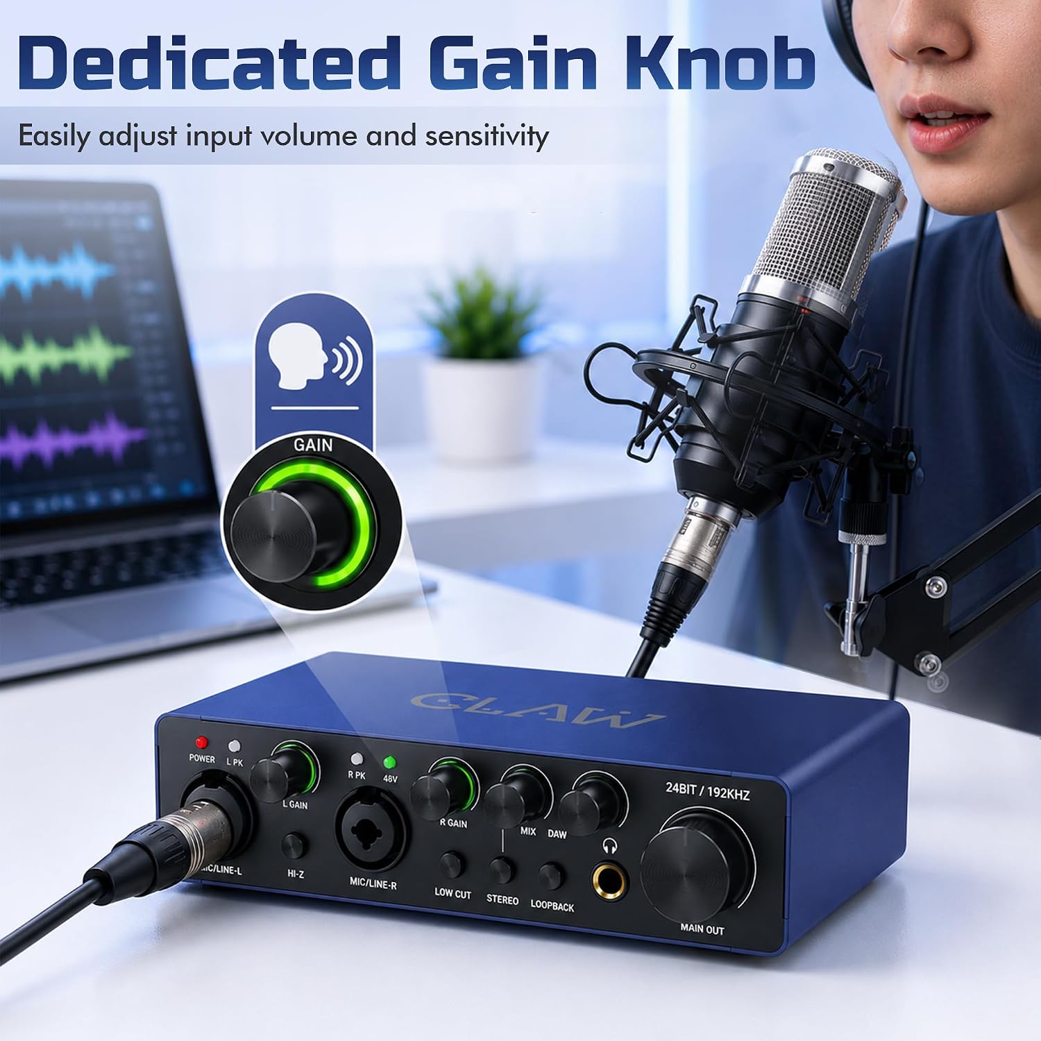 CLAW DAC35 Hi-Z USB Audio Interface