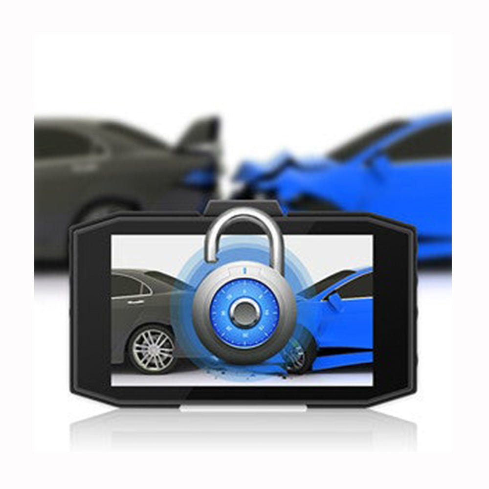 (OPEN BOX) Campark DC02- Front and Rear Full HD Dual Dashboard Camera for Cars with G-Sensor