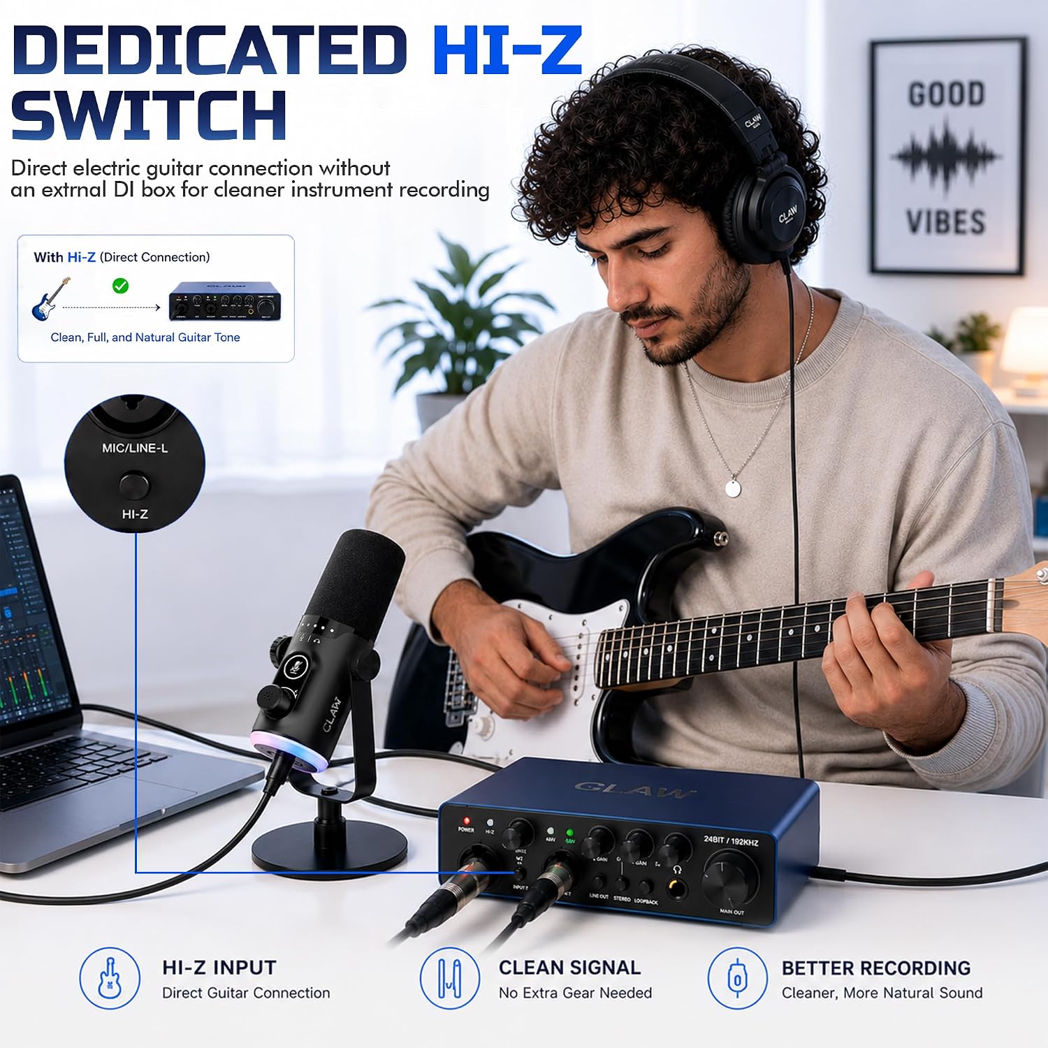 CLAW DAC35 Hi-Z USB Audio Interface