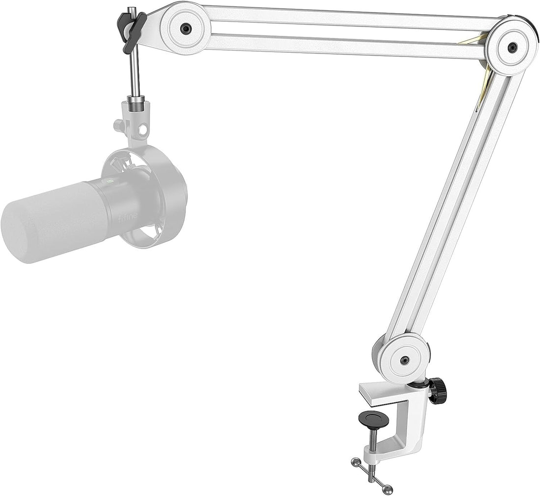 (Refurbished) Fifine BM63 - Microphone Arm Stand (White)