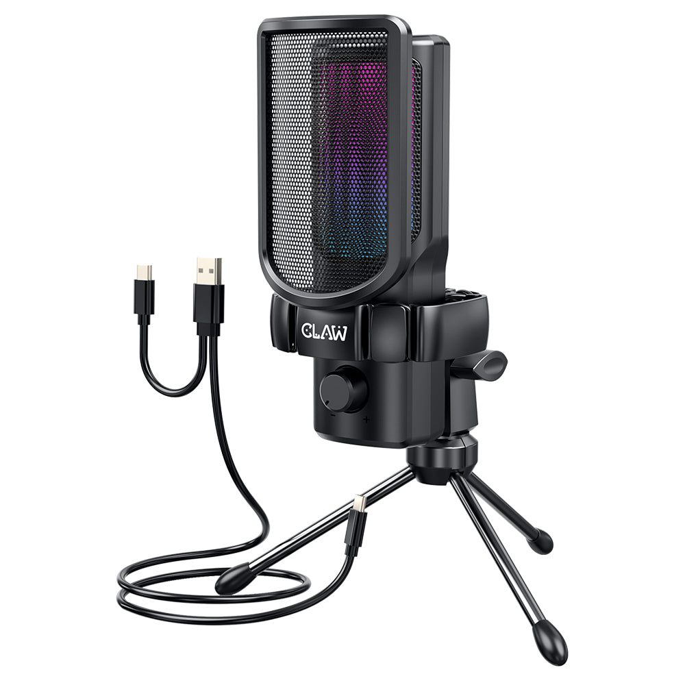 (Refurbished) CLAW  GM17 - USB RGB Gaming Microphone