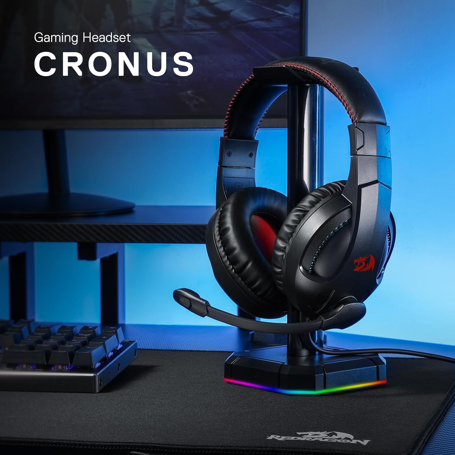 (Refurbished) Redragon Cronus H211 - Wired Gaming Headset with Stereo Surround Sound