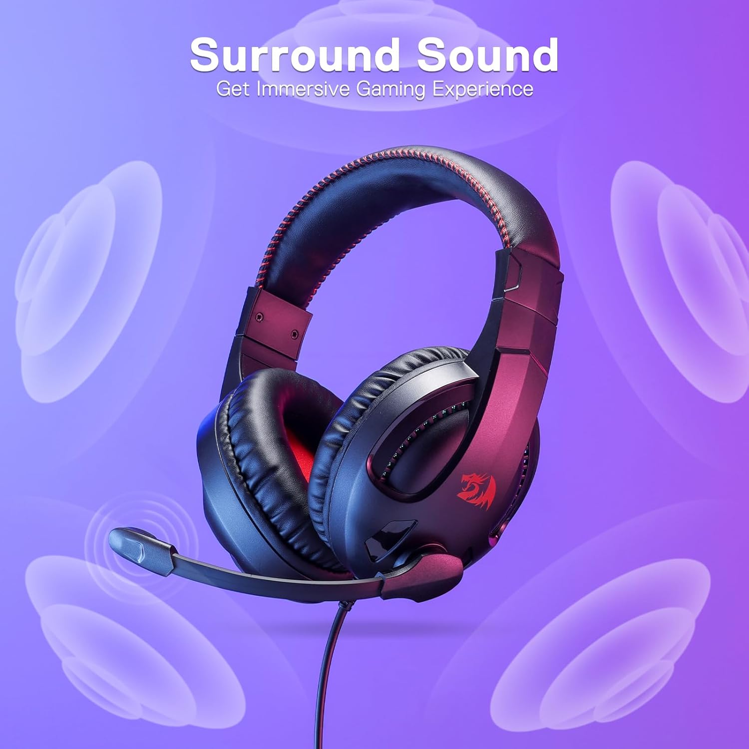 (Refurbished) Redragon Cronus H211 - Wired Gaming Headset with Stereo Surround Sound