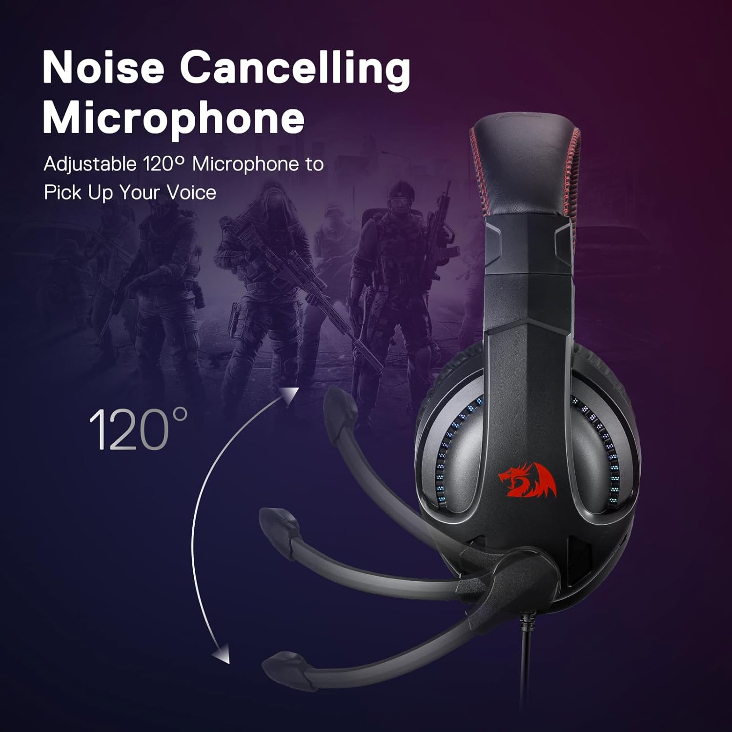 (Refurbished) Redragon Cronus H211 - Wired Gaming Headset with Stereo Surround Sound