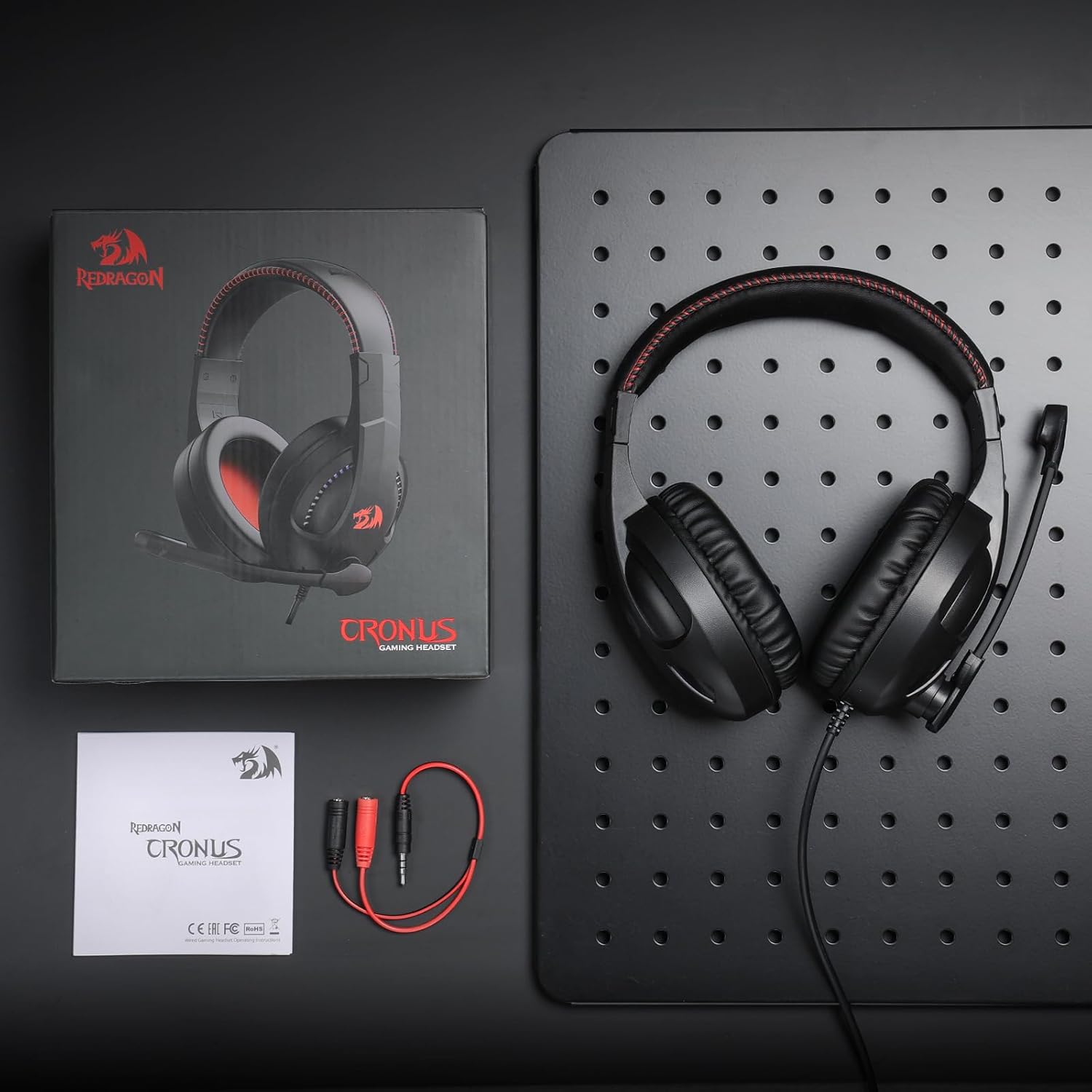 (Refurbished) Redragon Cronus H211 - Wired Gaming Headset with Stereo Surround Sound