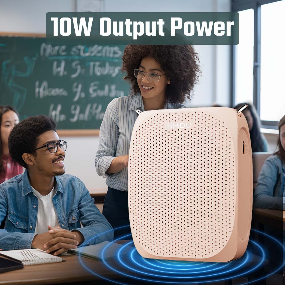 (Refurbished) Shidu S258 Type C - Wired Portable Voice Amplifier (Pink)