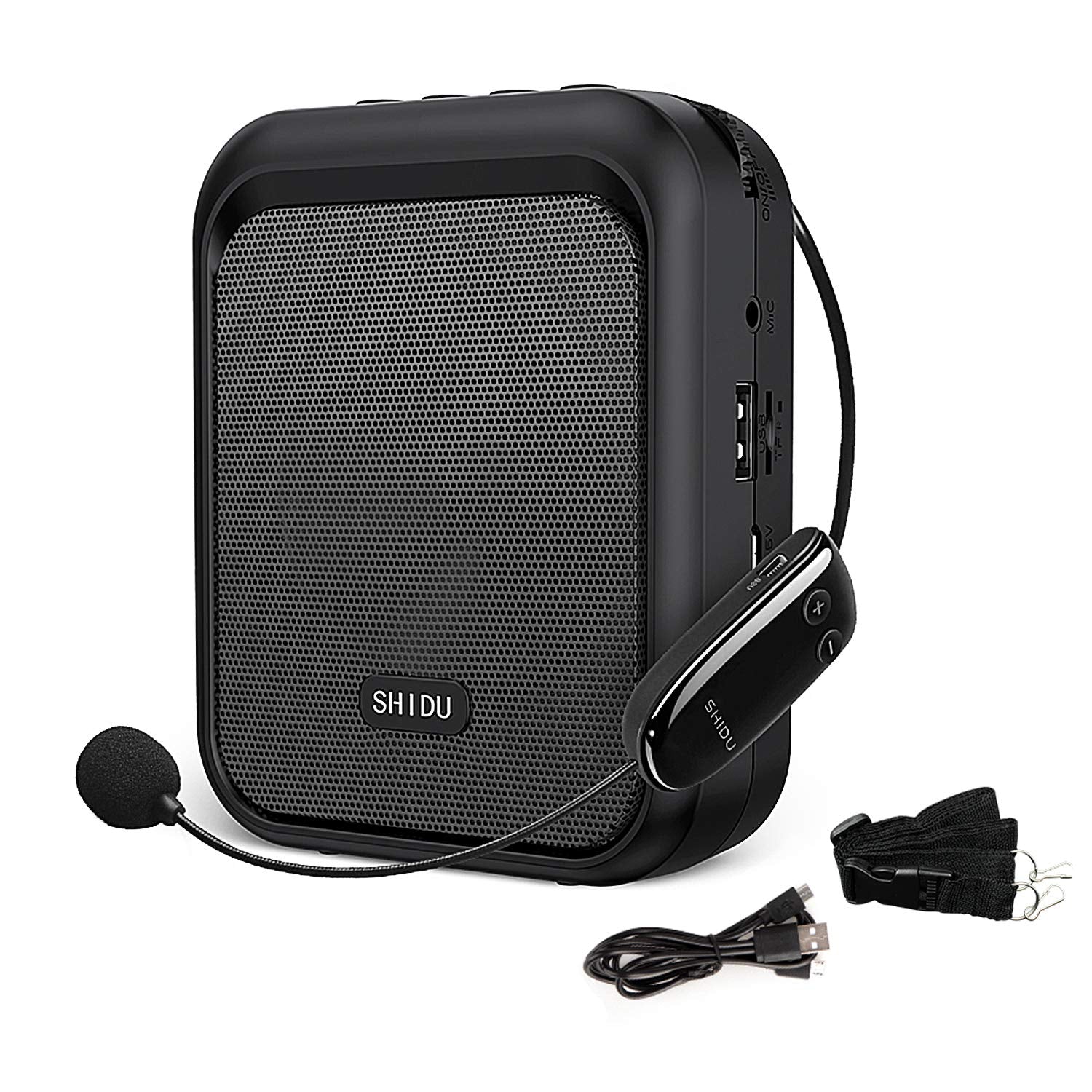 (Refurbished) Shidu S40 - Wireless Portable Mini Voice Amplifier with Bluetooth Speaker