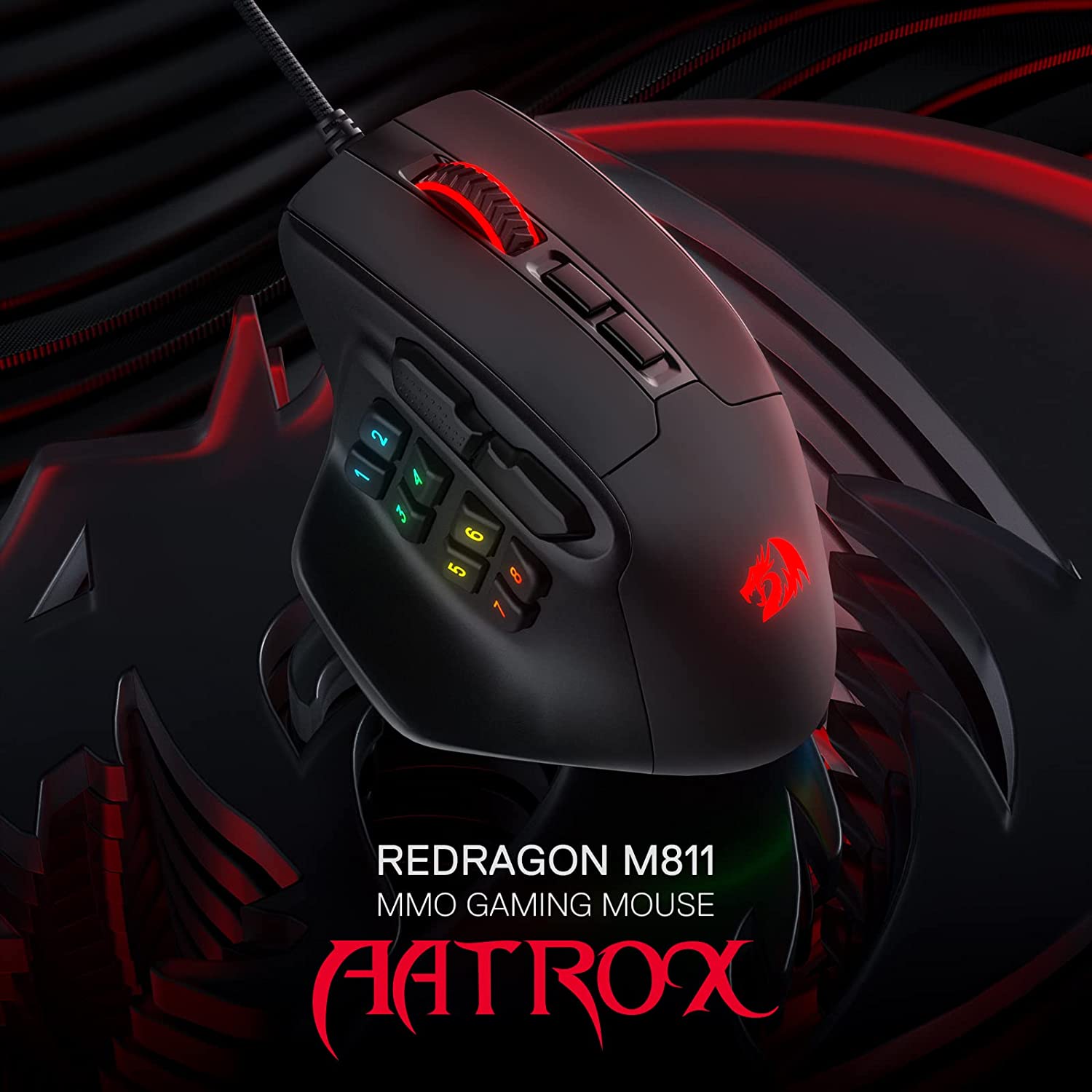 Redragon Aatrox M811 - RGB Wired Mouse