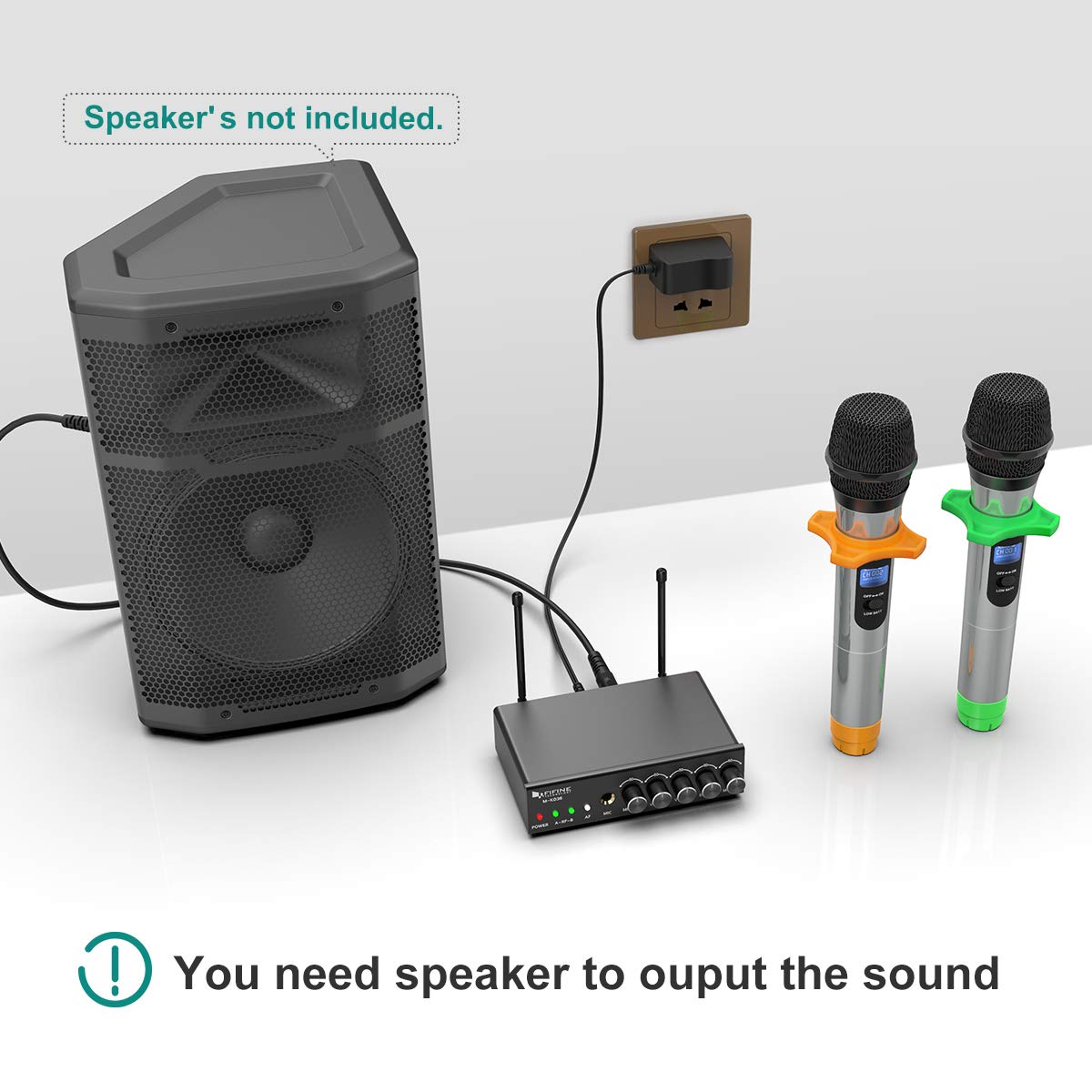 (Refurbished) FIFINE K036 - Wireless Handheld Microphone System