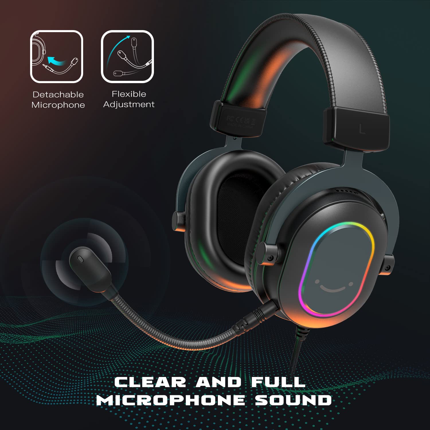 (Refurbished) FIFINE Ampligame H6 - 7.1 Surround Sound Wired Gaming Headphone