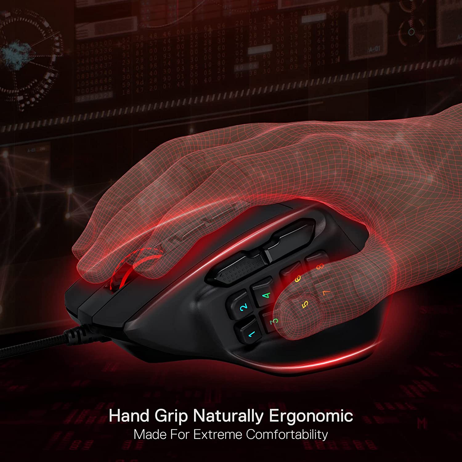 Redragon Aatrox M811 - RGB Wired Mouse
