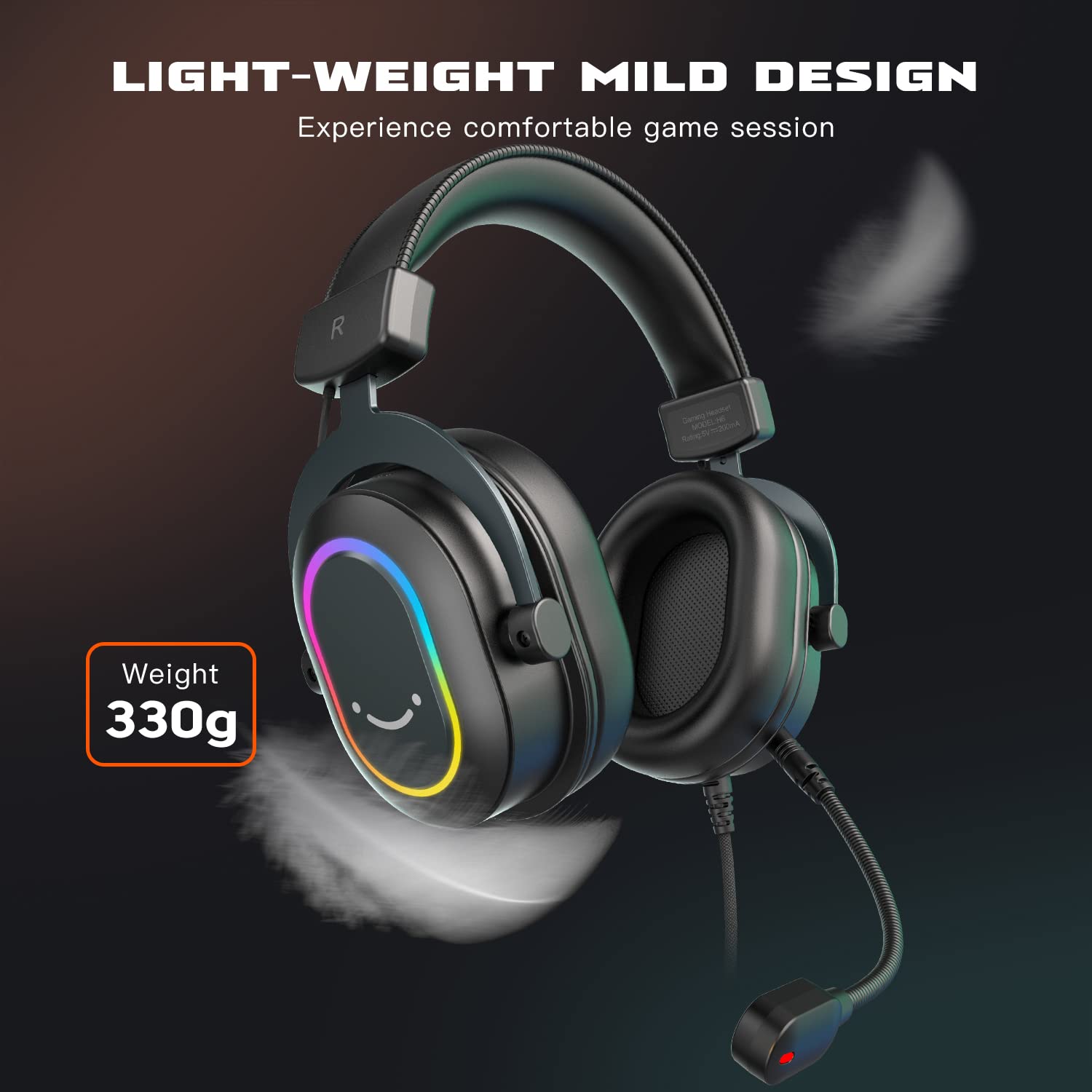 (Refurbished) FIFINE Ampligame H6 - 7.1 Surround Sound Wired Gaming Headphone