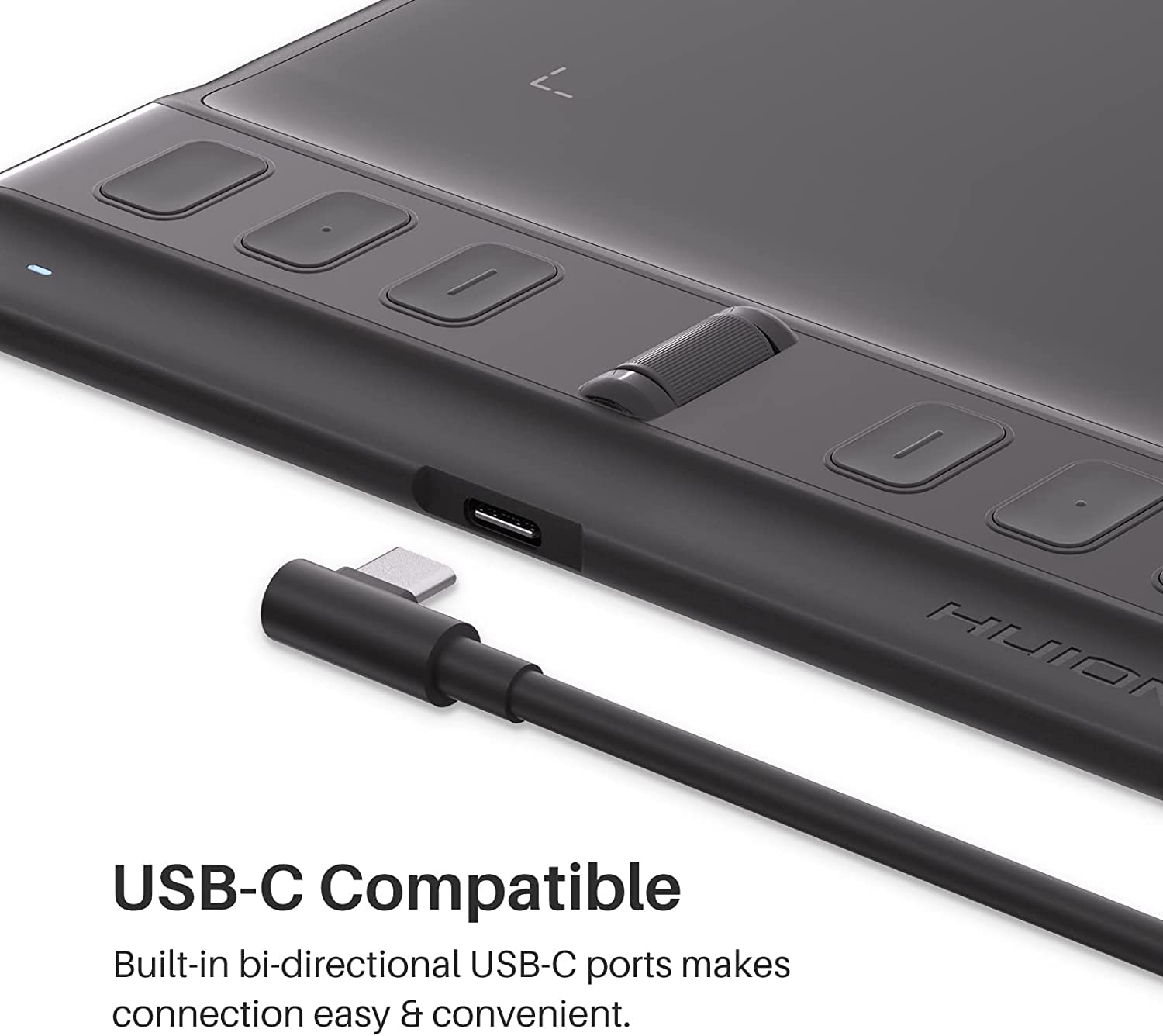 (Refurbished) Huion Inspiroy 2 H641P - Small Digital Graphic Tablet (Black)