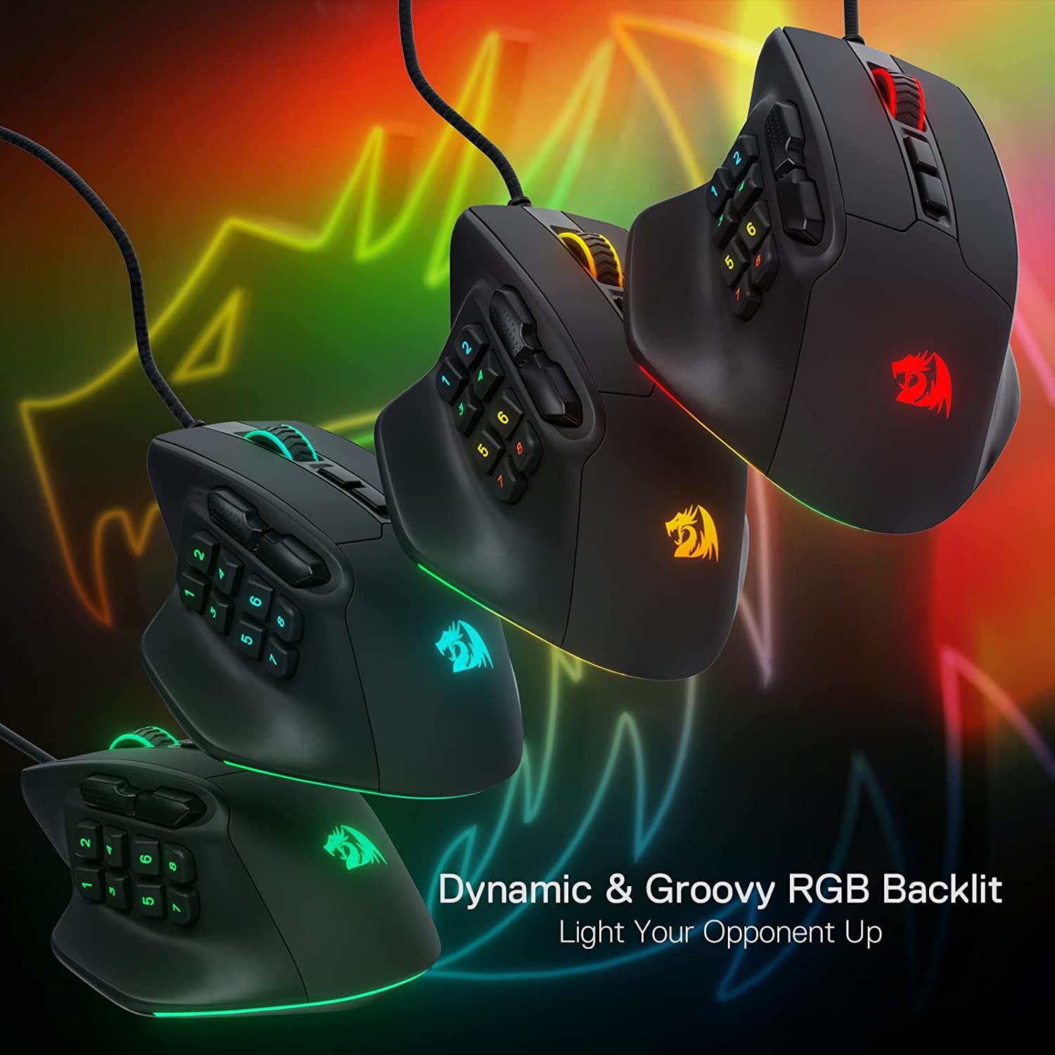 Redragon Aatrox M811 - RGB Wired Mouse