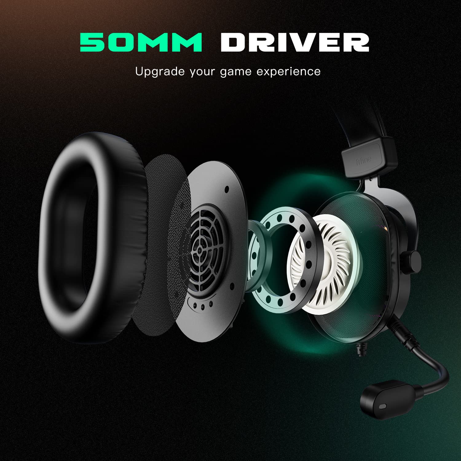(Refurbished) FIFINE Ampligame H6 - 7.1 Surround Sound Wired Gaming Headphone