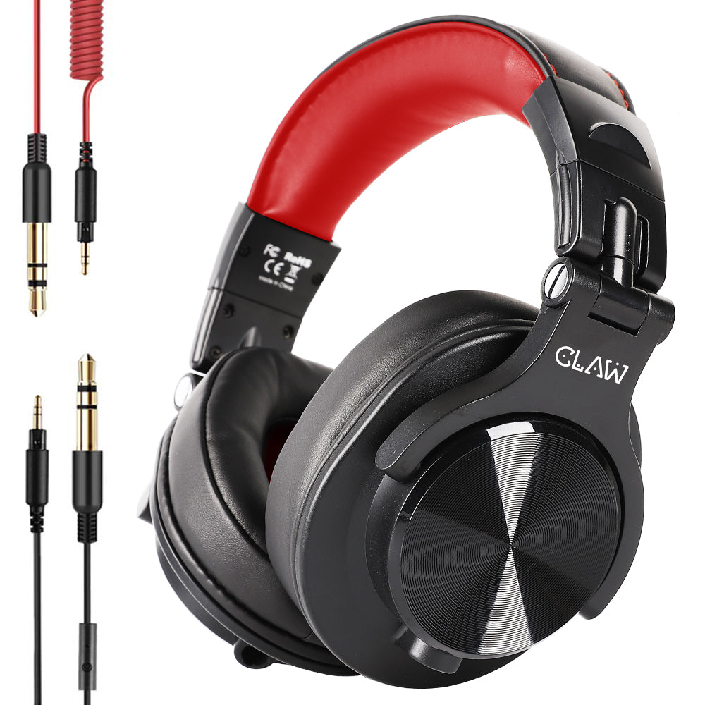 CLAW SM50 - Studio Monitoring Wired Headphone (Red) (Use Code ORIGIN10 to Get 10% DIscount)