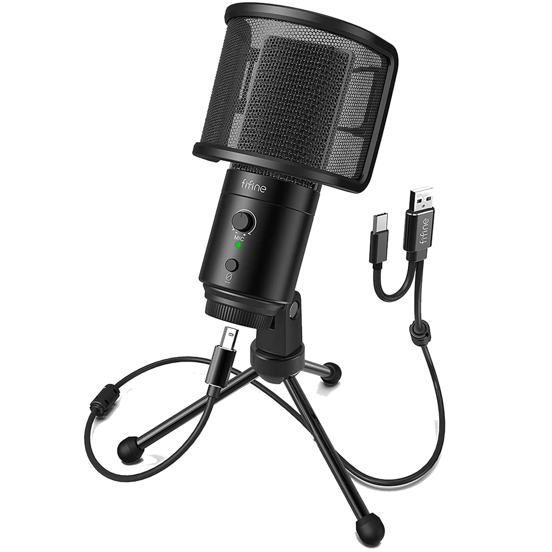 FIFINE K683A - USB Desktop Microphone (With Tripod Stand)