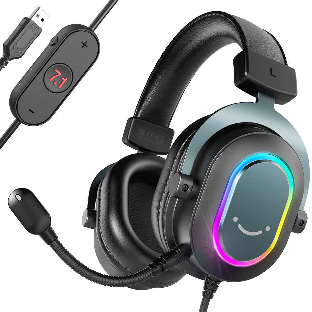(Refurbished) FIFINE Ampligame H6 - 7.1 Surround Sound Wired Gaming Headphone