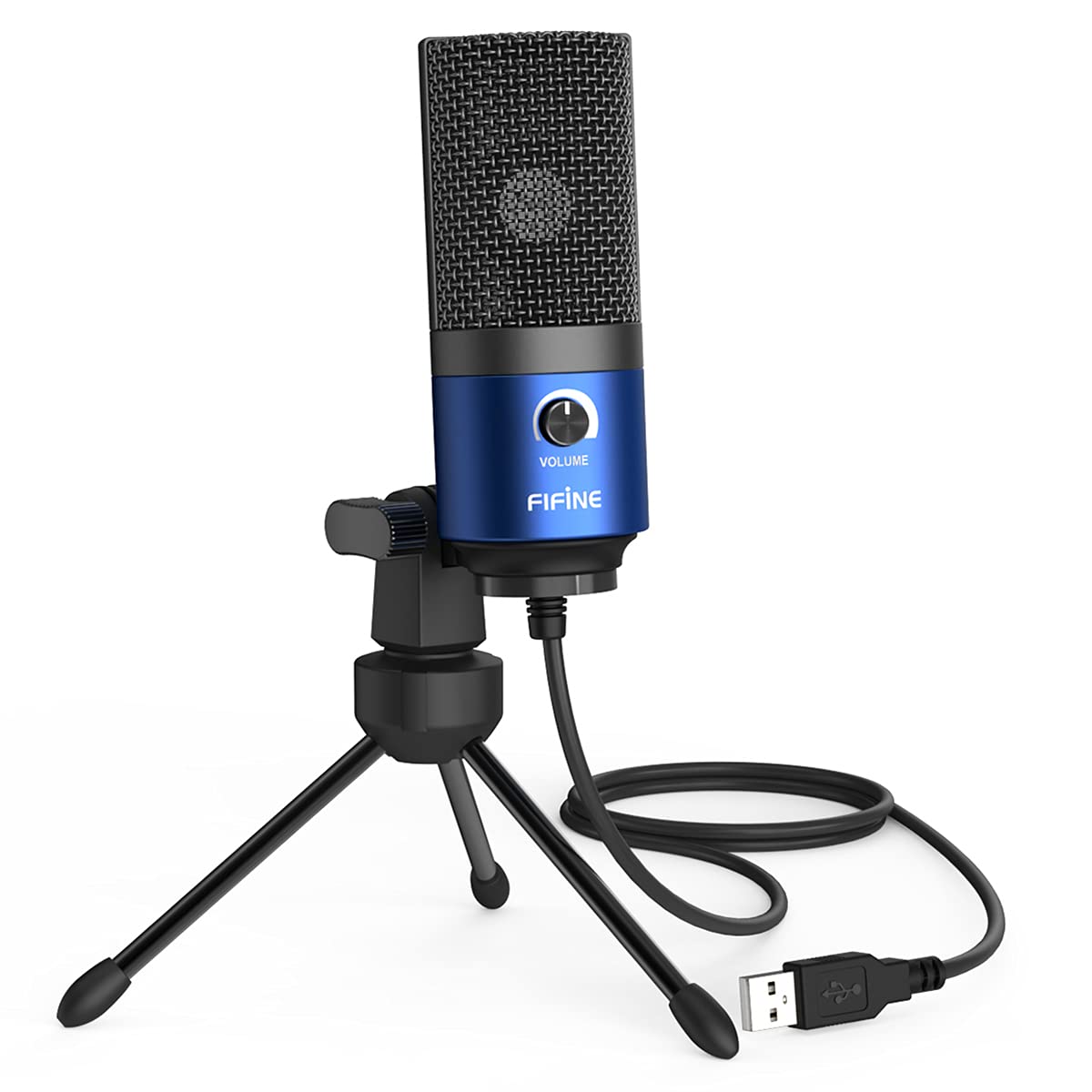 (Refurbished) Fifine K669L  - USB Microphone Condenser (Blue)