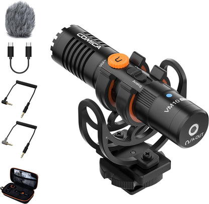 (Refurbished) Comica VM10 PRO - Mini Super Cardioid Digital Shotgun Microphone