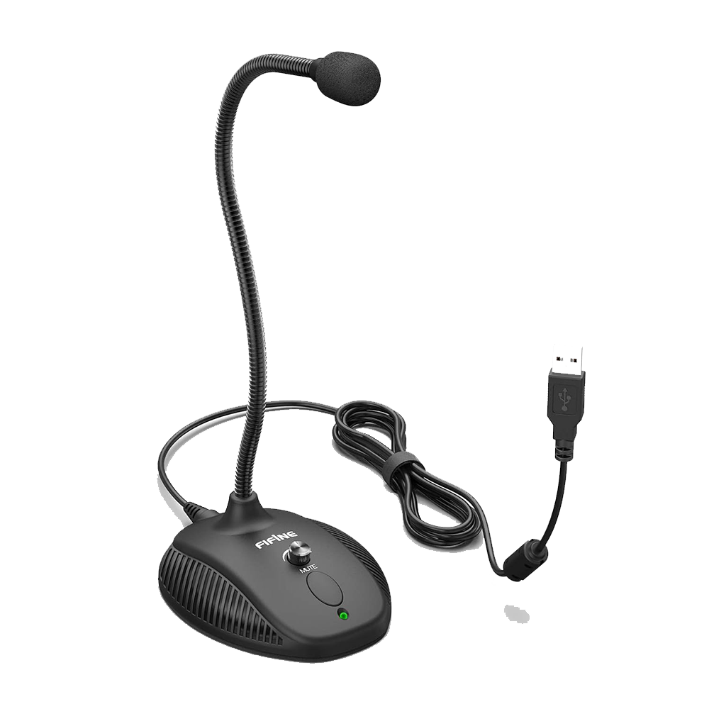 (Refurbished) Fifine K054 - Gooseneck USB Microphone