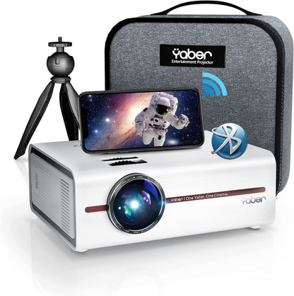 (Refurbished) Yaber V5 - Mini Projector (2023 Version) for Phone/TV Stick/PC