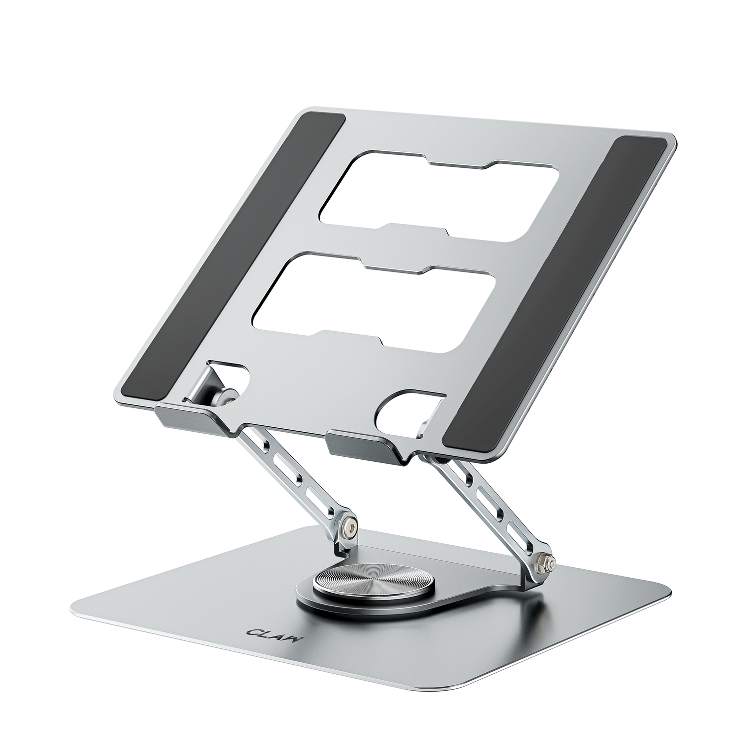 Claw Lift Pro X11 - Metal Laptop Stand with 360° Rotation, Adjustable Angle and 2 USB Port