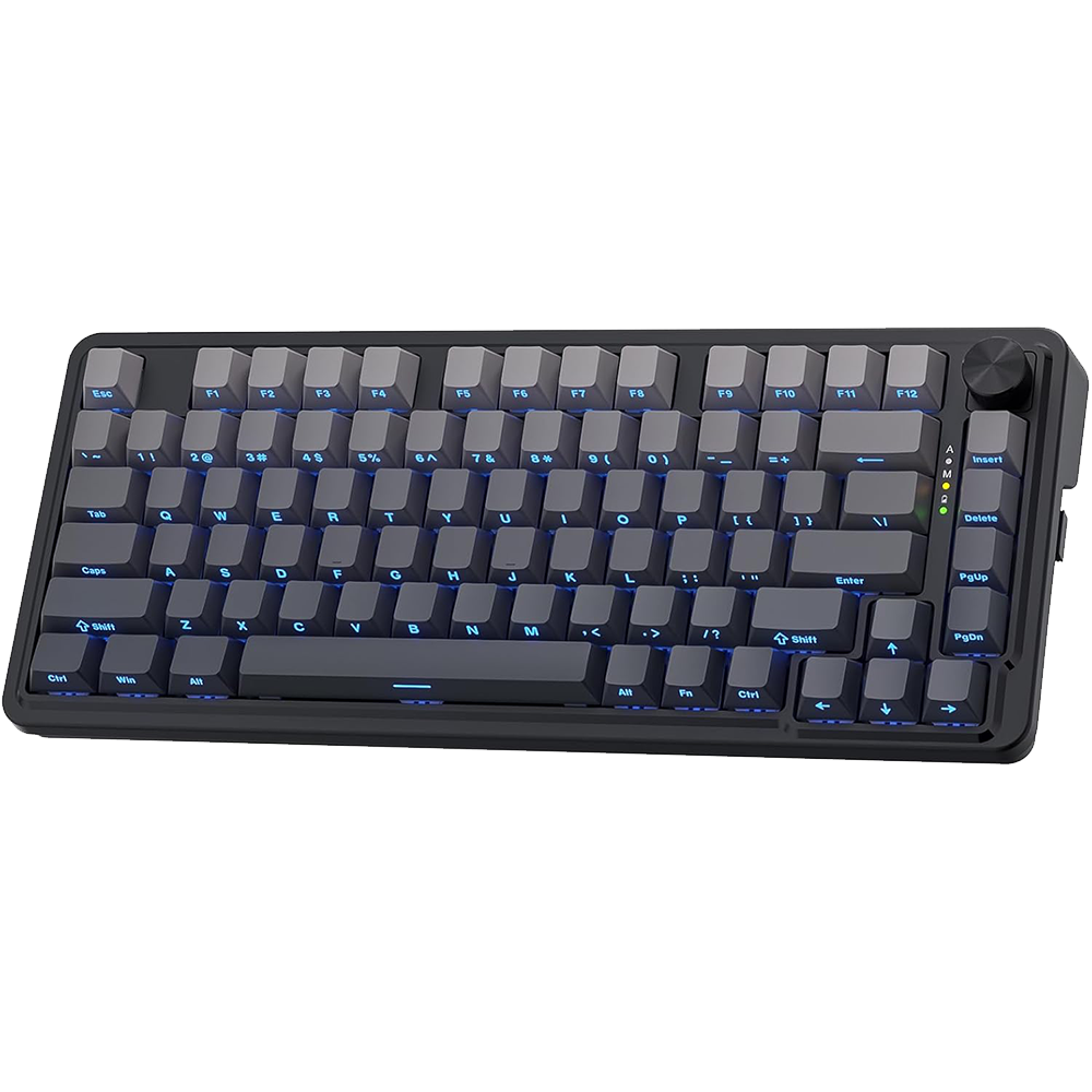 Redragon Ucal Pro K673 - 75% Wired+2.4Ghz+BT Mechanical Keyboard (Concrete Jungle)