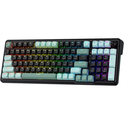 Redragon Eisa K686 - 96% Wired RGB Mechanical Keyboard Green and Black (Magnetic Switch)
