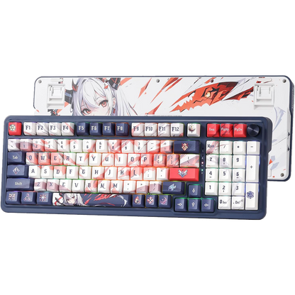 Redragon Eisa Pro K686 Pro - Wired+2.4Ghz+Bluetooth Mechanical Keyboard Anime Theme (Custom Hi-Fi Linear Switch)