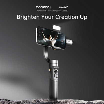 (Refurbished) Hohem iSteady Mobile + Kit - Handheld Gimbal with Magnetic Fill Light