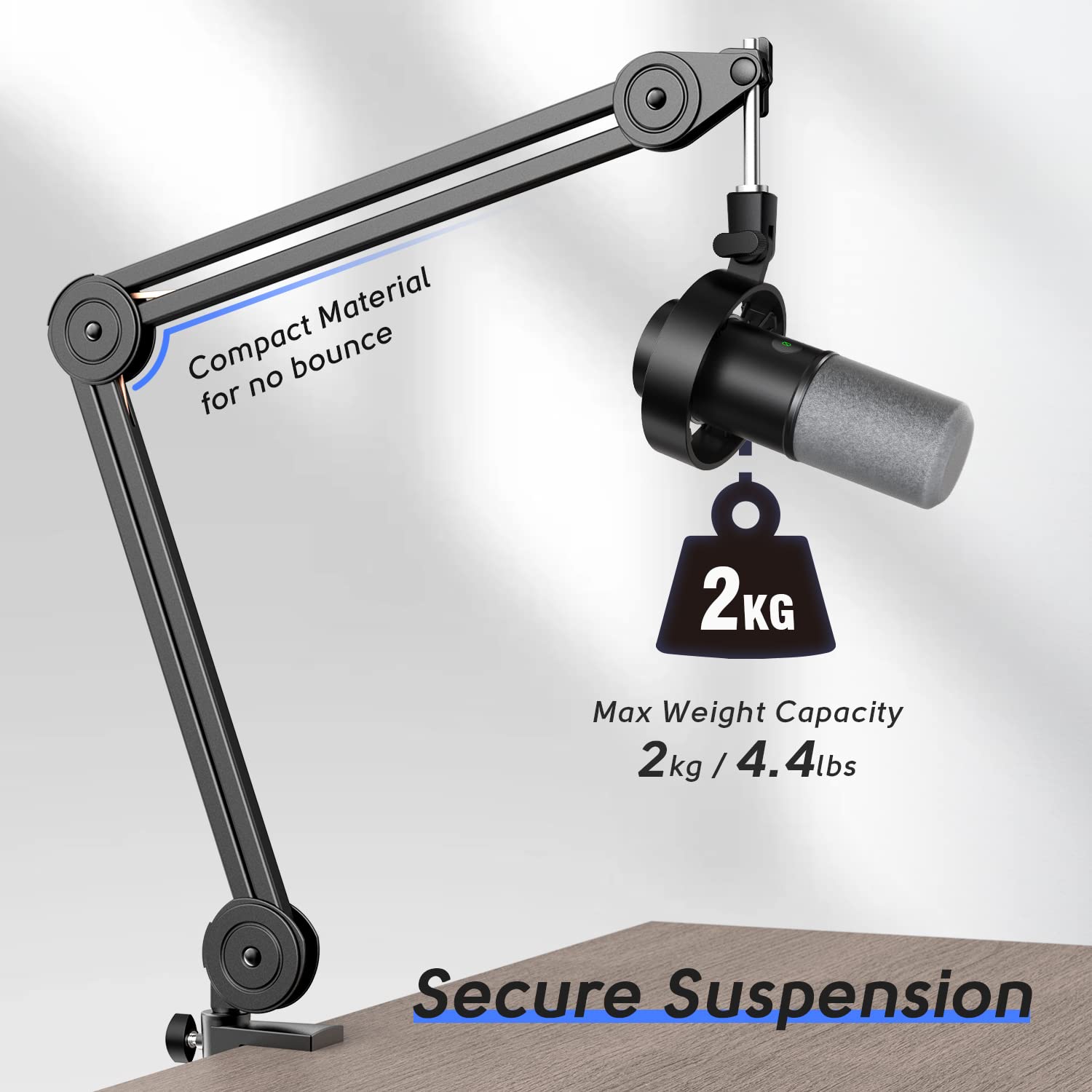 (Refurbished) Fifine BM63 - Microphone Stand (Black)