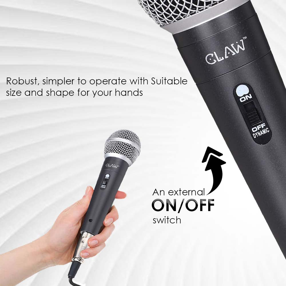 CLAW Alaap MI125 - Dynamic Wired Handheld Microphone