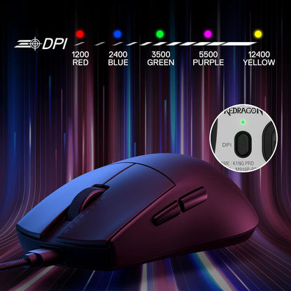 Redragon K1NG  1K M724 - Wired Gaming Mouse