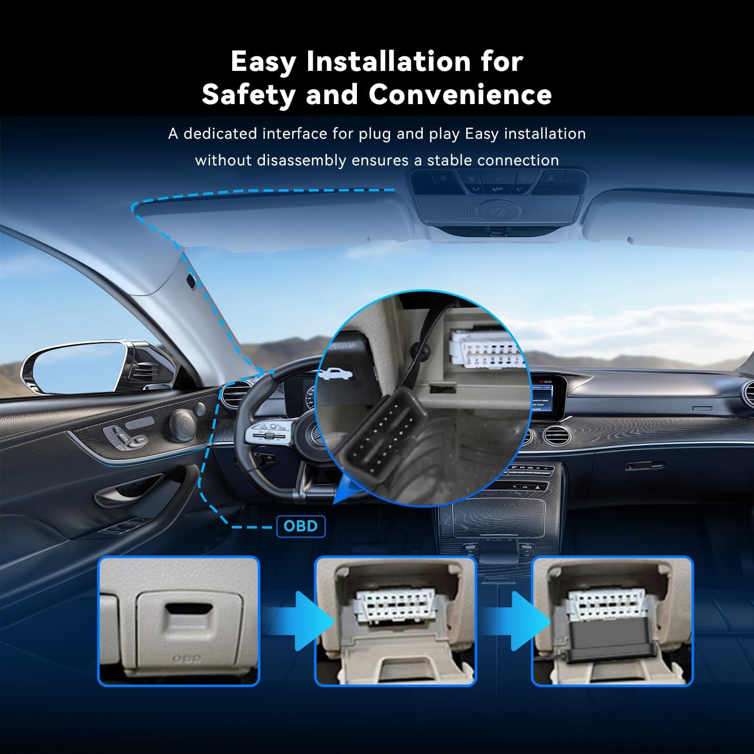 DDPAI OBD Hardwire Kit - For Models N1 Dual, N3 Pro, N5 Dual, Z40, Z60, and MINI5