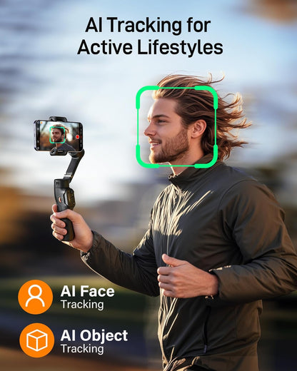 Hohem iSteady X3 SE - 3 Axis Foldable  Mobile Gimbal with Detachable Remote (Black)