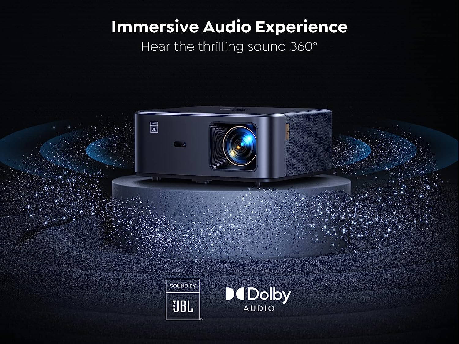 Yaber K2s - FDH Projector with Sound By JBL/Dolby Atoms  (Use Code YABER5 to Get 5% Discount)