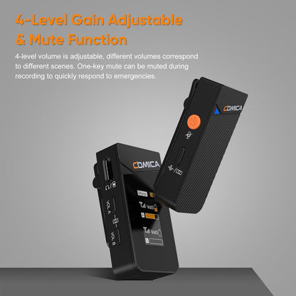 Comica Vimo C3 - 2.4G Dual-Channel Lavalier Wireless Microphone