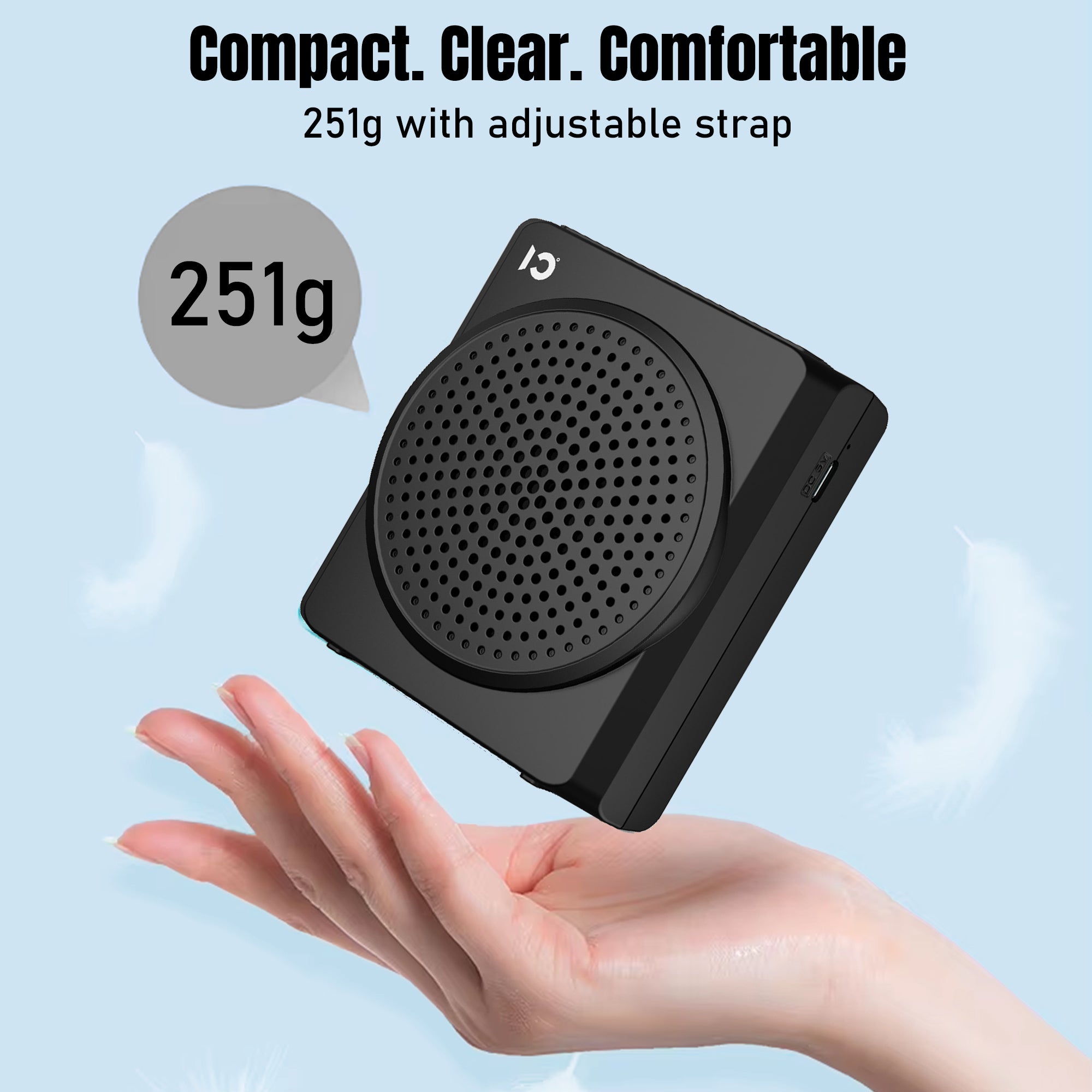 Shidu S617 Wireless - Wireless Portable Voice Amplifier With Bluetooth Speaker